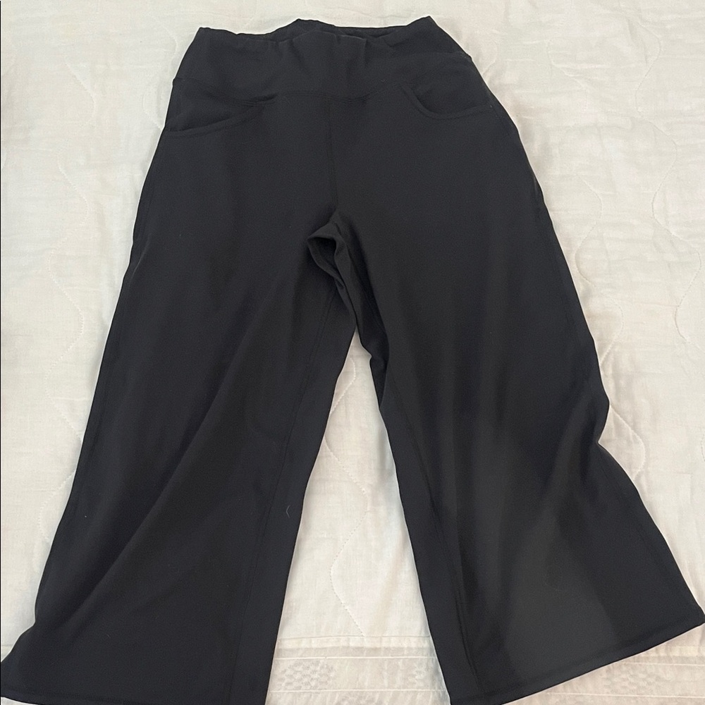 Black Wide-Leg Pants